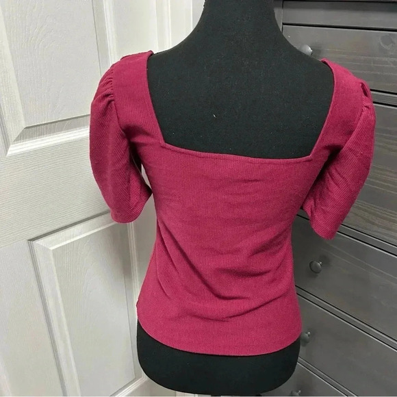 Club  Monaco Puff Sleeve Top - Picture 3 of 8